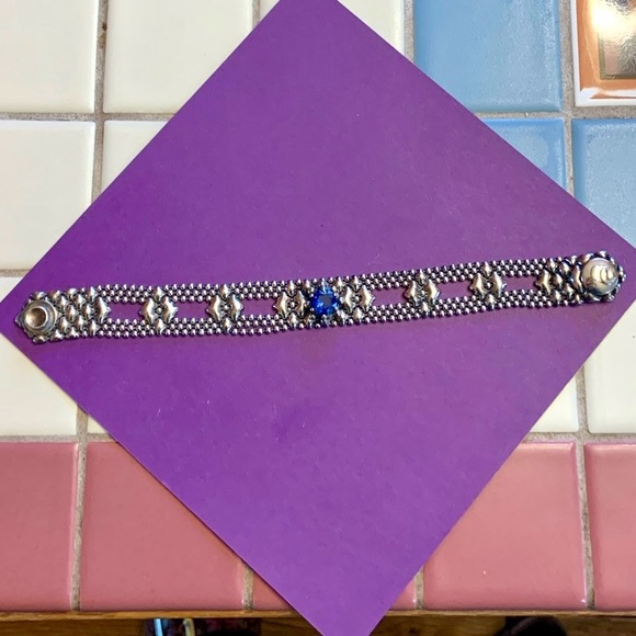 Sergio Gutierrez SG Blue Crystal Bracelet - Picture 2 of 9